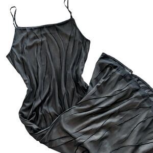 Vintage 90’s Toy Girl Black Sleeveless Slip Dress